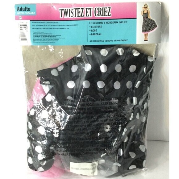 Twist N Shout Adult Retro Womens Halloween Costume Medium Large similar Barbie - Picture 4 of 5